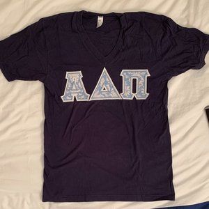Alpha Delta Pi Sewn Letter Shirt